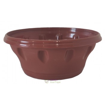 Кашпо "Жанна" №2 (D 280 мм, H 120 мм, V 3,5 л)